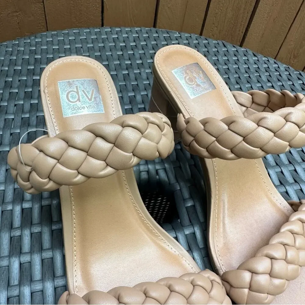 Dolce Vita | NWOB Harvey Tan Block Heels Size 9.5